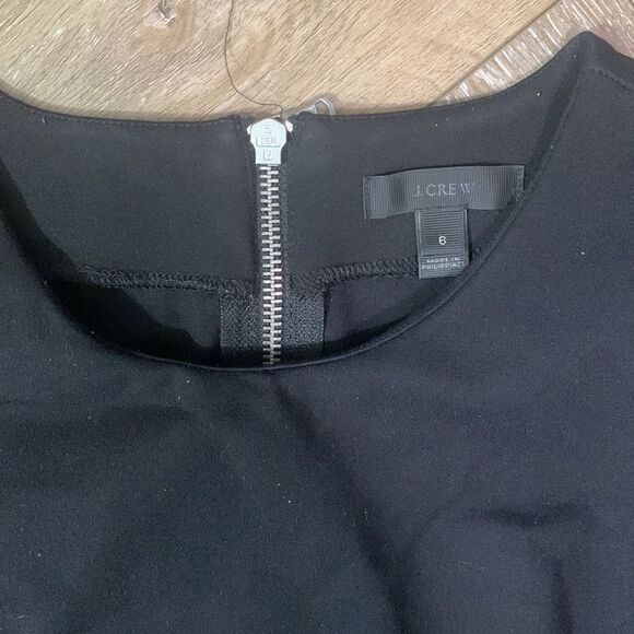 J.Crew Structured Knit Zip Knee Length Dress - Picture 3 of 7